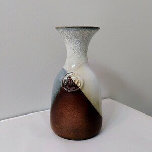 Vintage Pottery Craft USA Vino Wine Carafe Vase Mid Century California Decanter